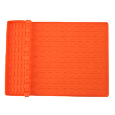Silikon Grillwerkzeugmatte Hitzebeständig Leicht zu Reinigen Vielseitige Grill-Seitenablagematte Silikon