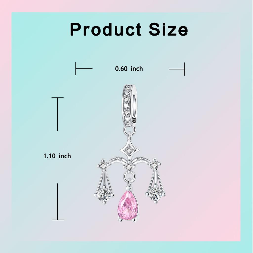 Copper Astrological Zodiac Twelve 12 Constellation Pendant Fit Original Bracelet Making For Woman Jewelry Fashion