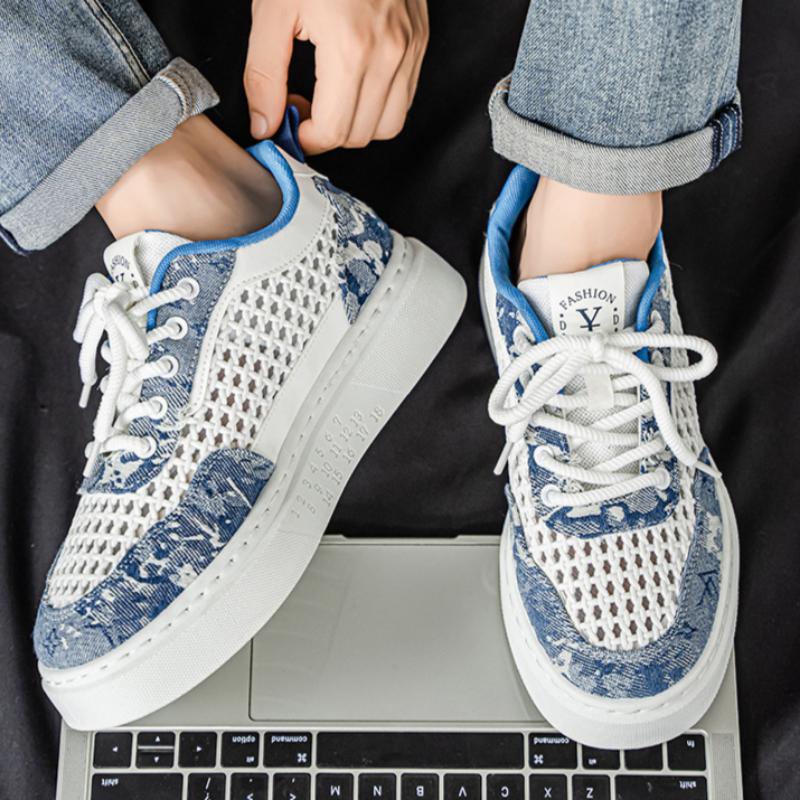 Men's Summer Breathable Mesh Thick-soled Sneakers Comfortable and Versatile Sports Casual Shoes