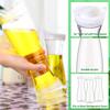 1/3pcs Large Capacity Water Jug Beverage Juice Container With Lid for Cold Drinks Fridge Plastic Water Pot Home Iced Tea Kettle