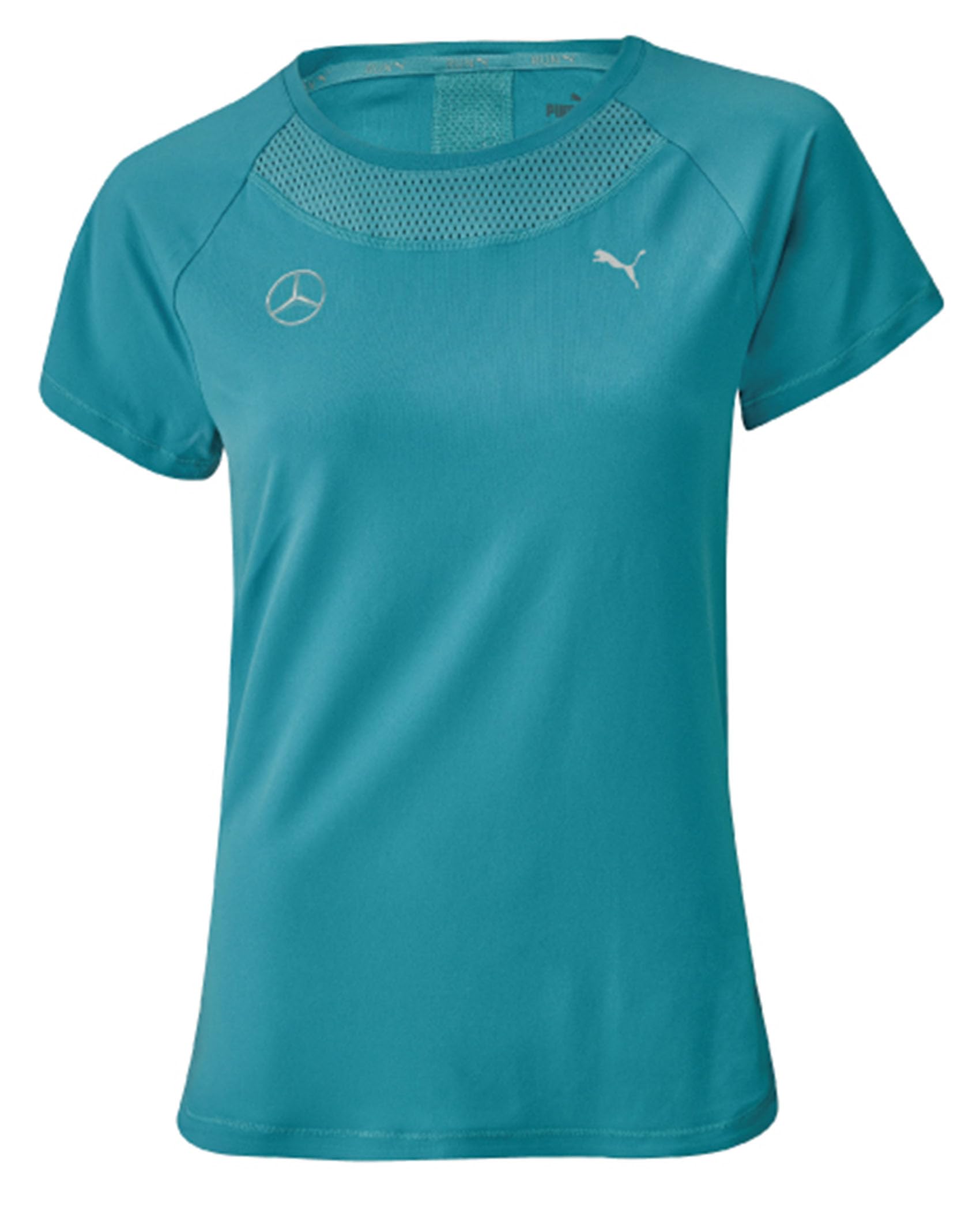 

Оригинальная женская тренировочная футболка Mercedes-Benz Collection, бирюзовая, размер XL