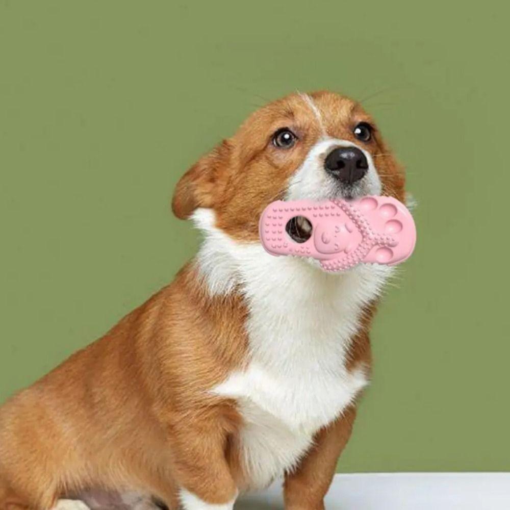 TPR Dog Interactive Toys Interactive Dog Teething Toys Slipper Shape Dog Chew Toys  Relieve Boredom