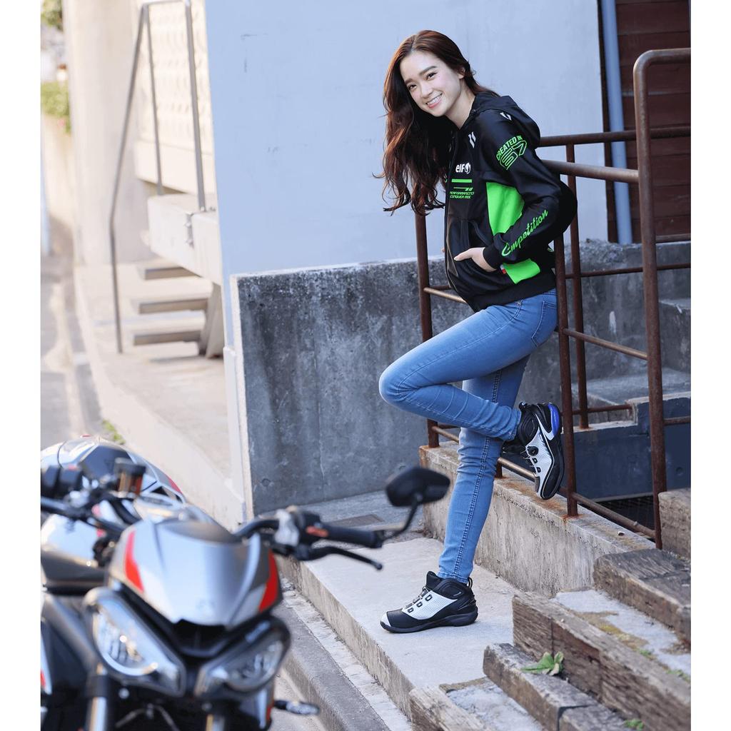 ELF Synthese16 Riding Size EL016 Low-Cut Shoes, White, 26.5cm,