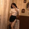 Sex Lingerie Short Skirt Sexy Stewardess Professional Suit Cosplay Costume Stewardess Nightclub Performance Costume