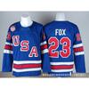 Mens Ice Hockey Jersey USA Team Embroidered Edition 2026 Custom Design Cotton Blend Performance Uniform