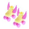1Pair 3Cm Roller Skate Fancy Doll Shoes Toys For Girls Christmas Decorative
