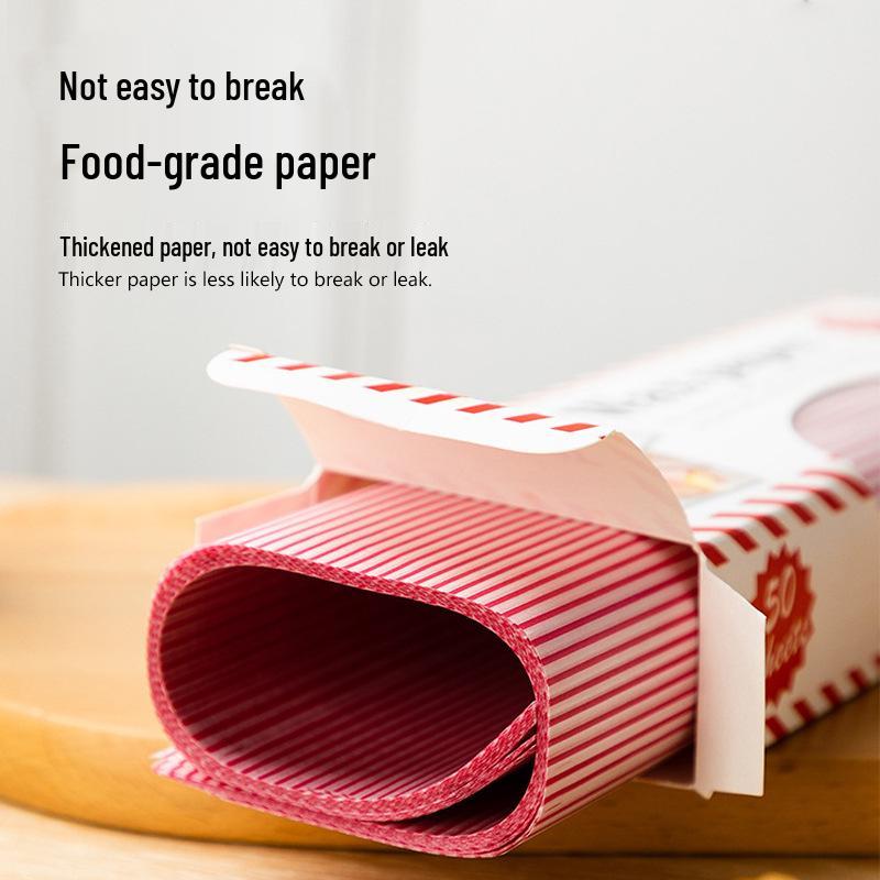 Silikonölbeständiges Burger- & Sandwich-Verpackungspapier für Lebensmittel und BBQ