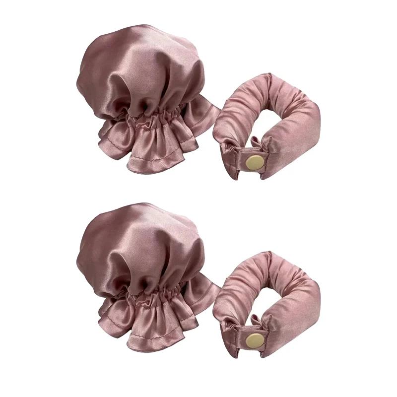 1/2Sets Heatless Curling Rod Silk Curls No Heat Hair Curler Hair Rollers Sleeping Headband Lazy Hair Curlers Women Styling Tools