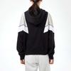 Nike Logo Print Color Block Running Knit Hooded Jacket Women Jacket Black CZ8601-010
