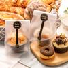 50pcs Plastic Cookie Packaging Bags Transparent Bread Wrapping Bags Cellophane Bags  Bundt Cake
