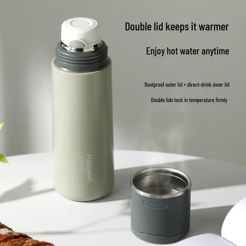 Fuguang 316 Stainless Steel Double-Drink Insulated Bottle