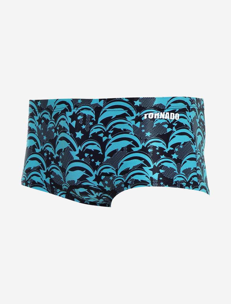 Toneidoseupocheu Star Dolphin Tantan-I Competition Short Square Middle Cut Mint Swimsuit