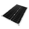 25W Dual 5V USB Flexible Single Crystal Solar Power Panel Kit Car Battery Charger Controller