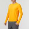 Under Armour Logo Print Comfortable Breathable Slim Fit Long Sleeve T-Shirt Men Tops Orange 1356148-857
