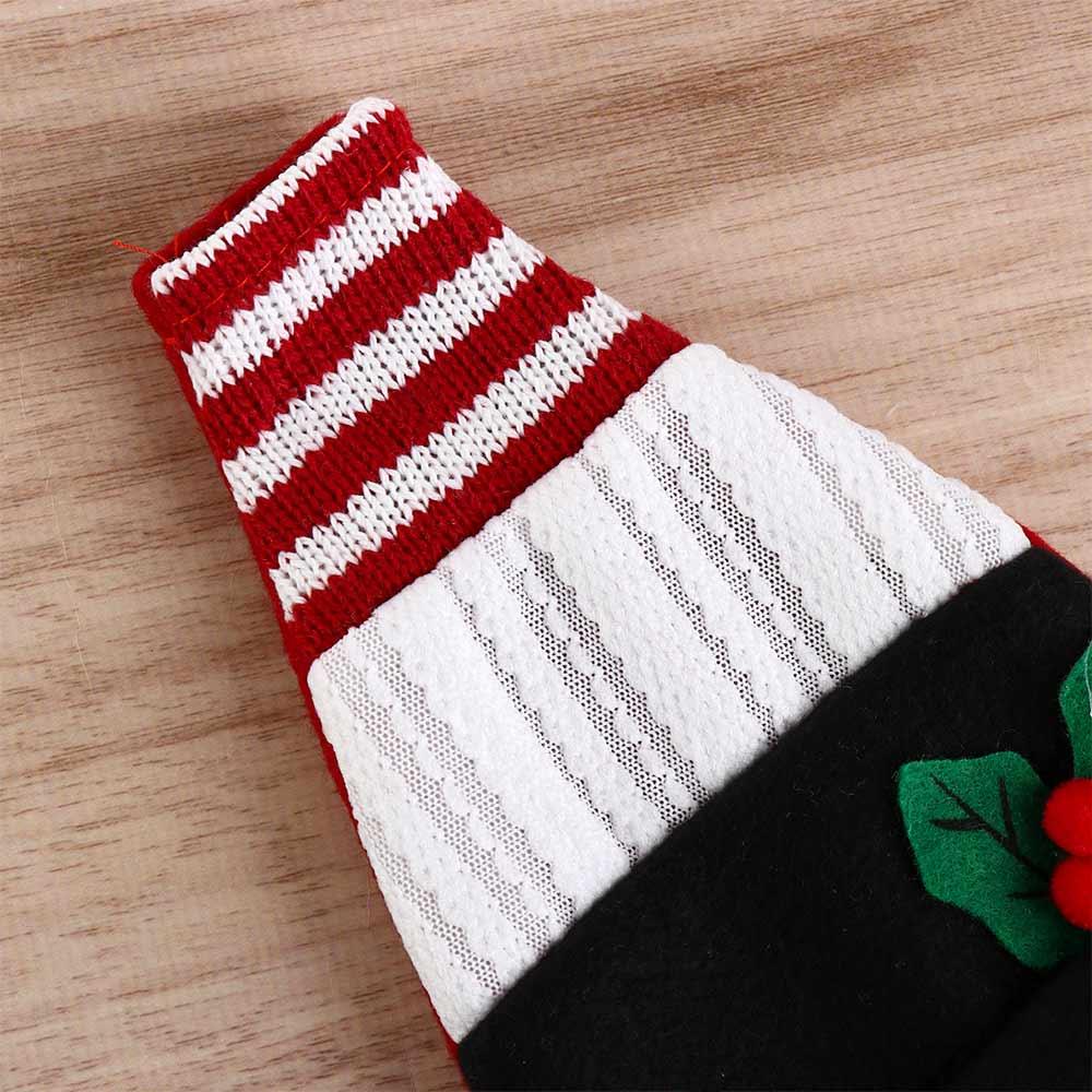 Santa Clause Wine Bottle Decorative Case Cloth Wine Bottle Accessories  Table