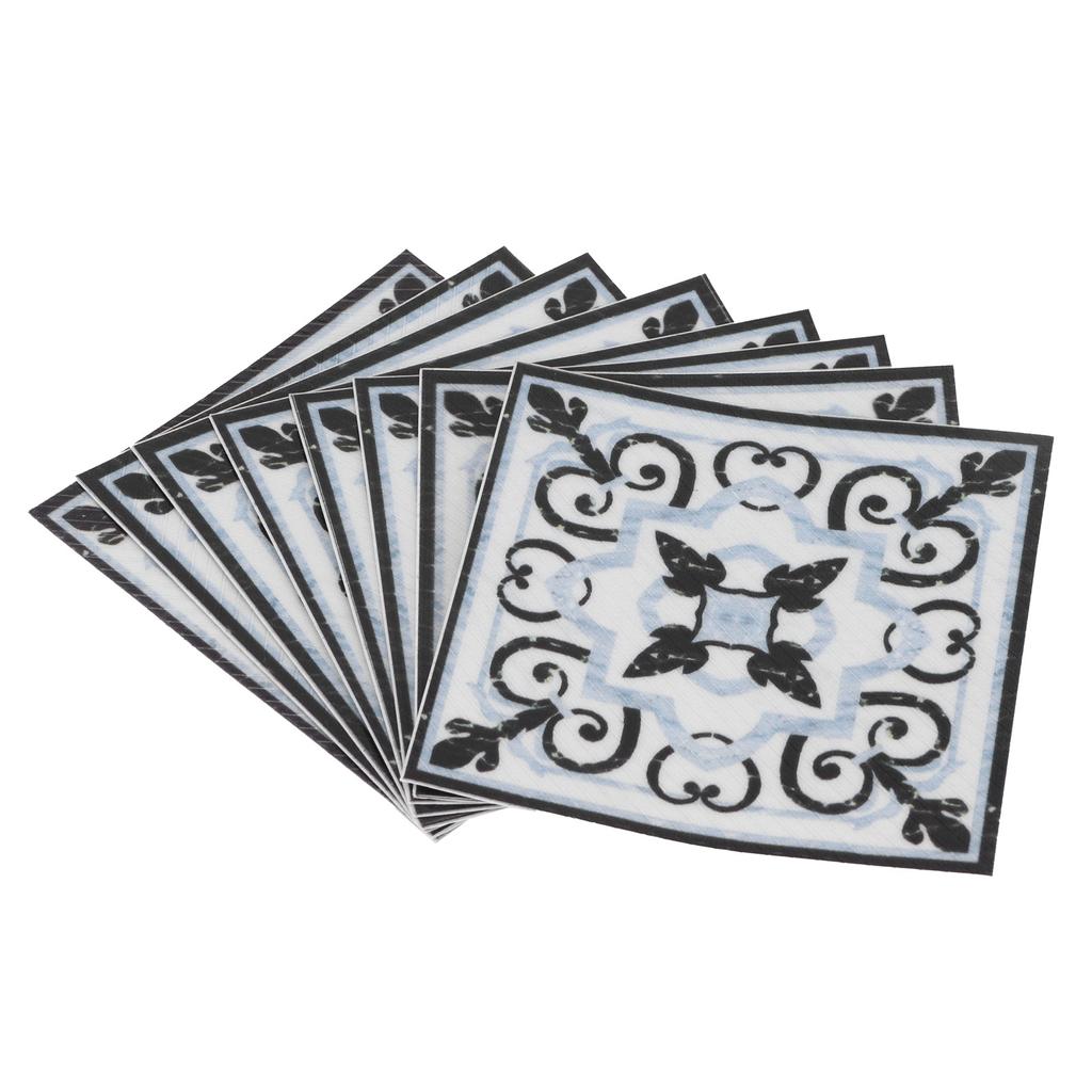 20PCS Tile Stickers Self Adhesive PVC Diagonal Sticker Floor Decals Living Room Home Decor