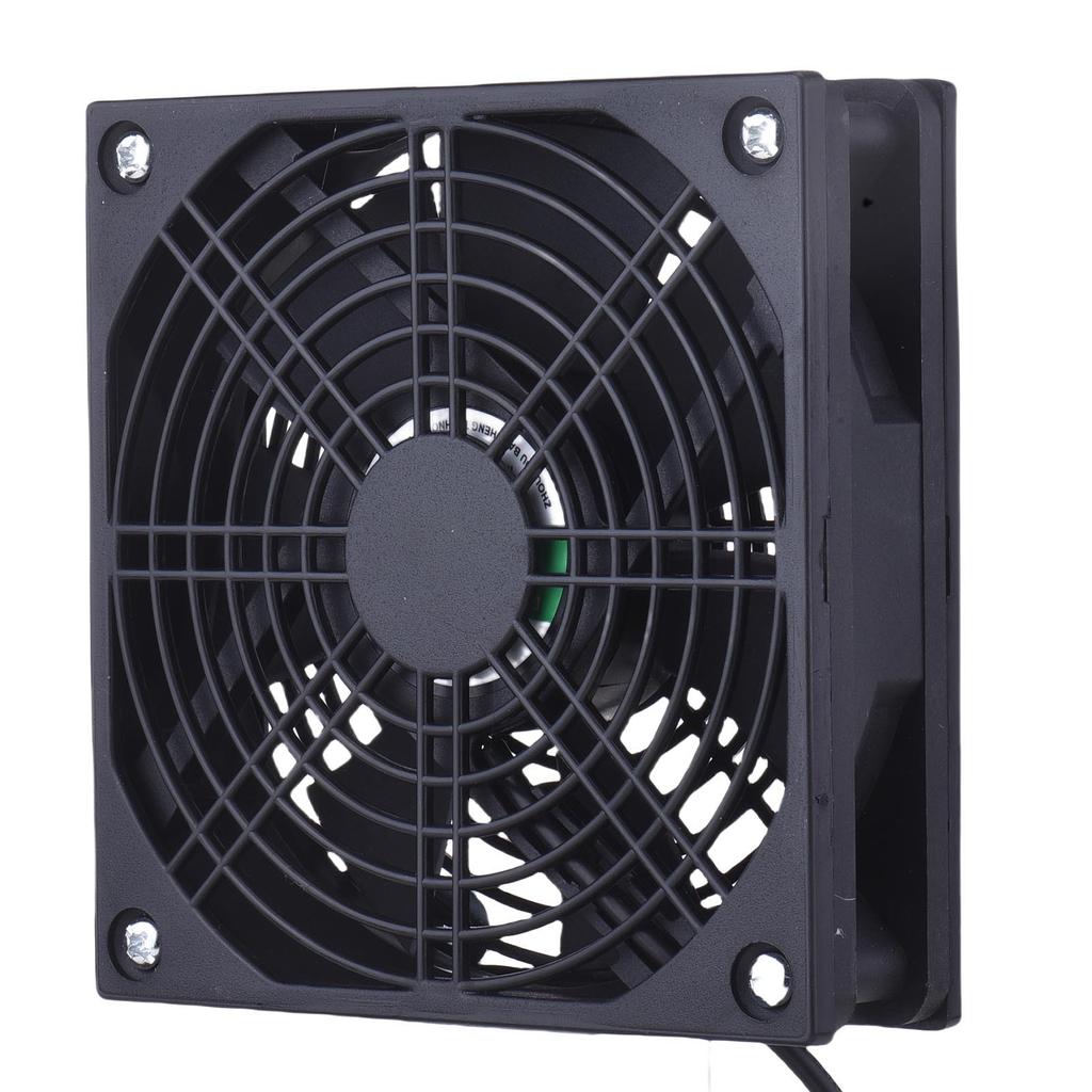 Ventilador de Exaustão Solar para Casa de Animais de Estimação com Kit de 2 Ventiladores Painel Solar Recarregável Circulante Função de Temporizador para Estufas Galpões