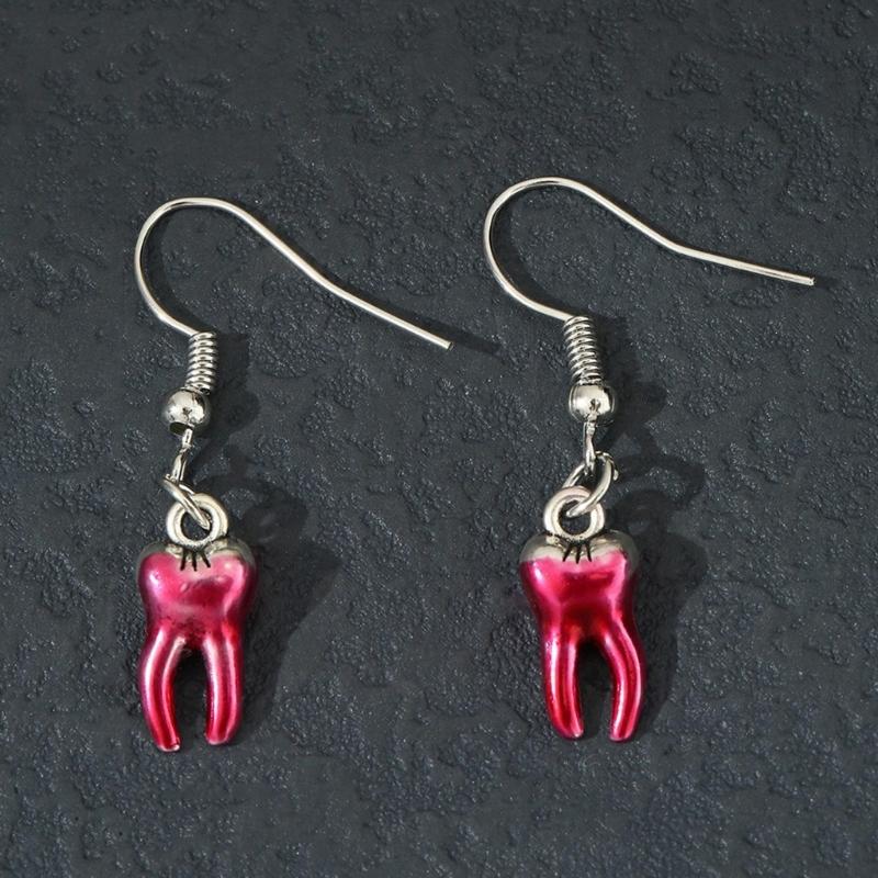 Halloween Drip Earrings Ear Dangles Alloy Material Drop Earrings Ear Accessories Ear Pendants for Halloween Season