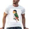 Caique Clock Caique Watercolor Painting TShirt Basic Solid Color Short Sleeve TShirt