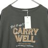 unused LOWRYS FARM Print Short sleeve T-shirt F Charcoal gray Women Used