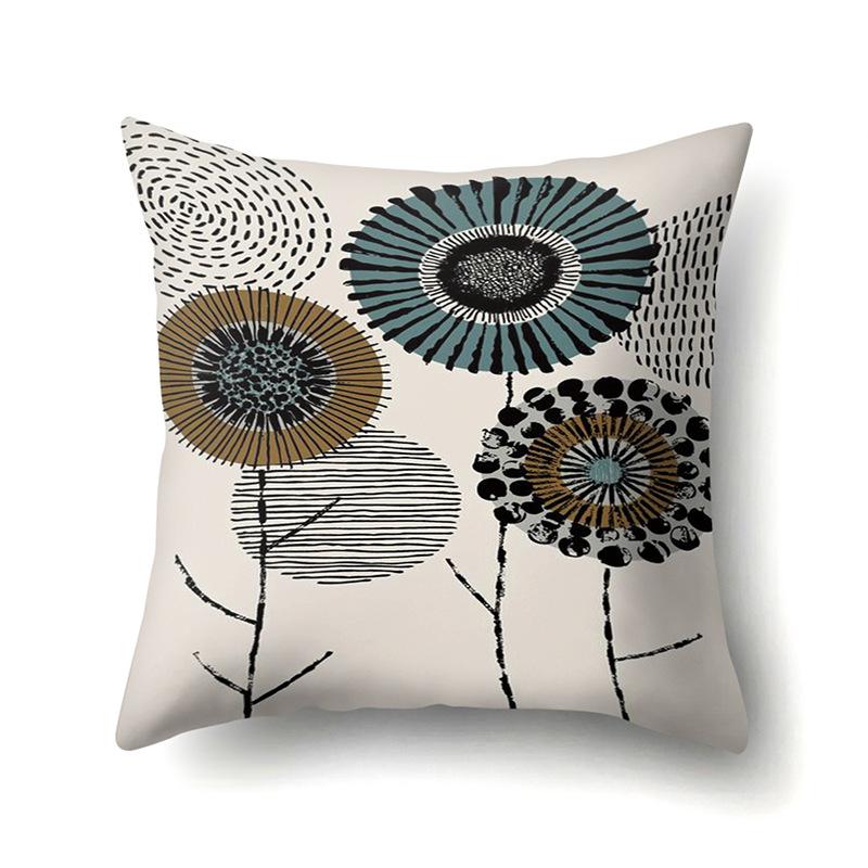 Polyester Pillowcase Automobile Decoration Home Printed Pillowcase