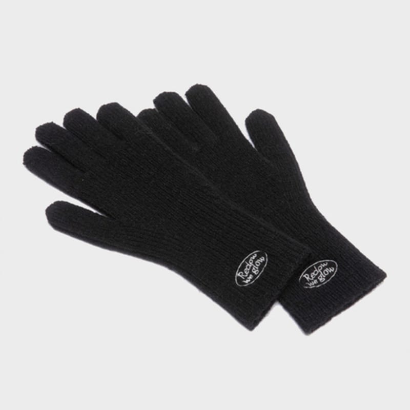 RECLOW KNIT LOGO GLOVE BLACK