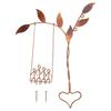 Rooted in Love Swing Sculpture Wall Decor Wall Hangings Metal Wall Art Couples on Swings Wall Hanging Decor for Home