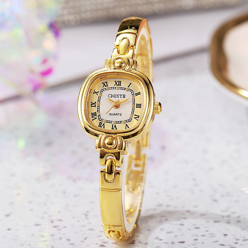 Women's Square Quartz Watches Bracelet Wristwatch Girls Clock Gift