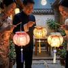 with Tassel Chinese Persimmon Light Traditional Portable Glowing Lamp  Mid Autumn