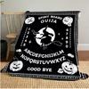 1PC Spirit Board Ouija Print Plush Blanket Perfect All Seasons Soft Comfortable Sofa Office Travel Festive Gift