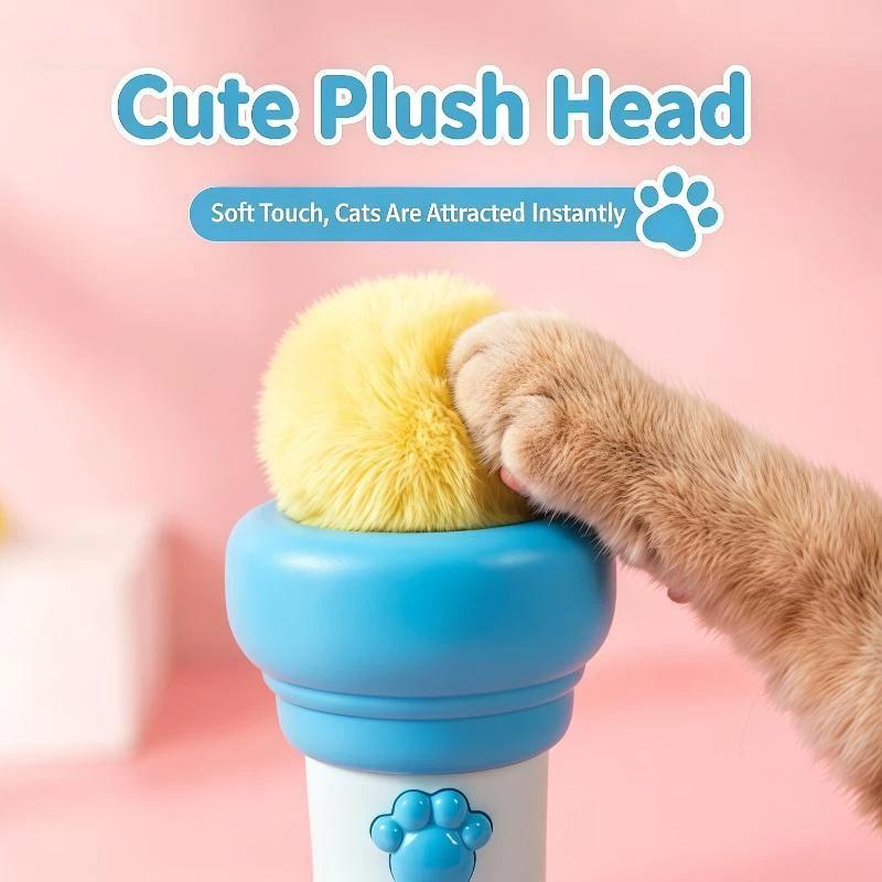 Electric Cat Teaser Cat Teaser Launcher Toy Retractable Rope Boredom Relief Interactive Cat Wand Smart Cat Toys
