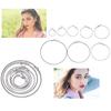 10pcs/lot Gold Color Round Alloy Earring Hoop Hooks For Jewelry Making Findings Diy Earrings Accessories Supplies Wholesale