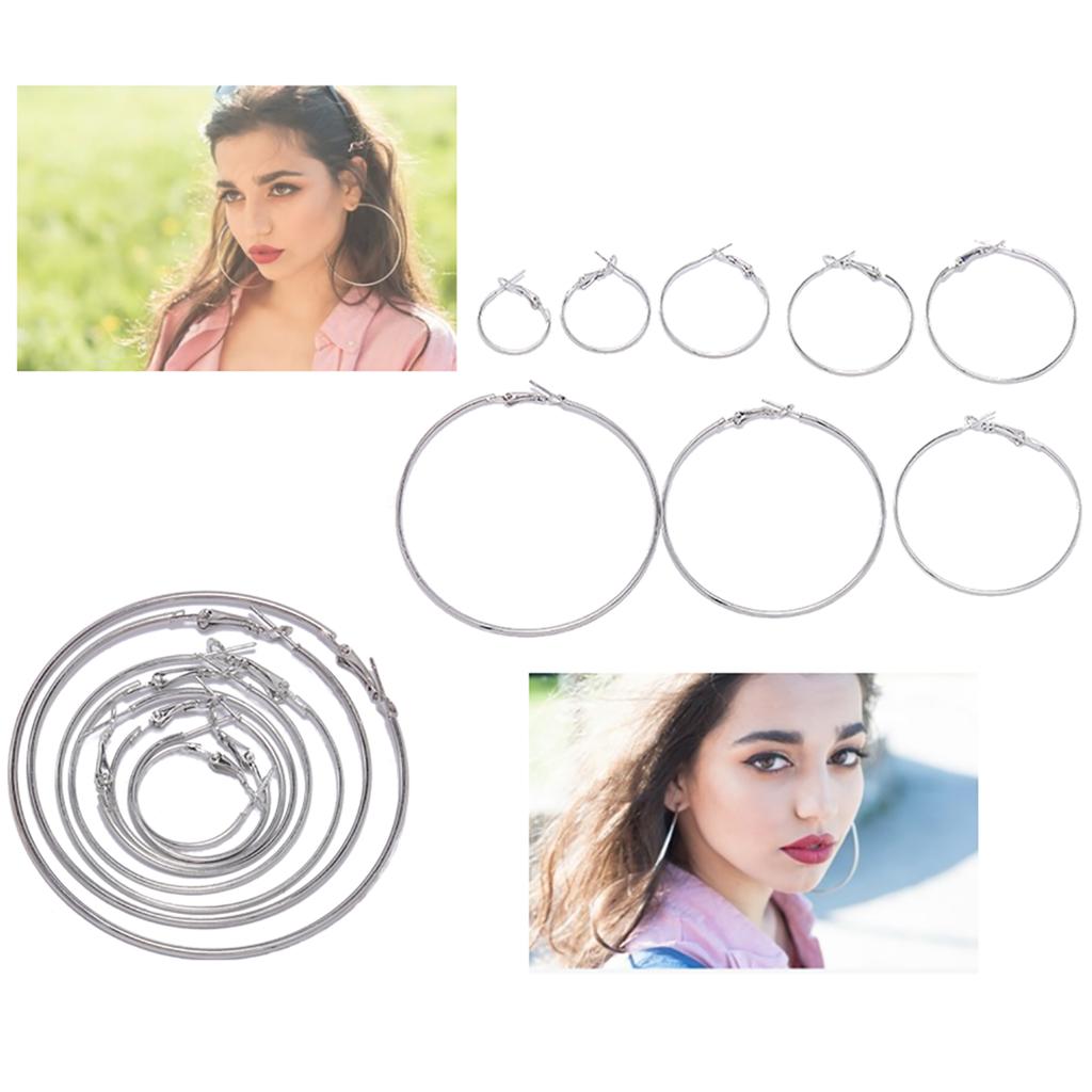 10pcs/lot Gold Color Round Alloy Earring Hoop Hooks For Jewelry Making Findings Diy Earrings Accessories Supplies Wholesale