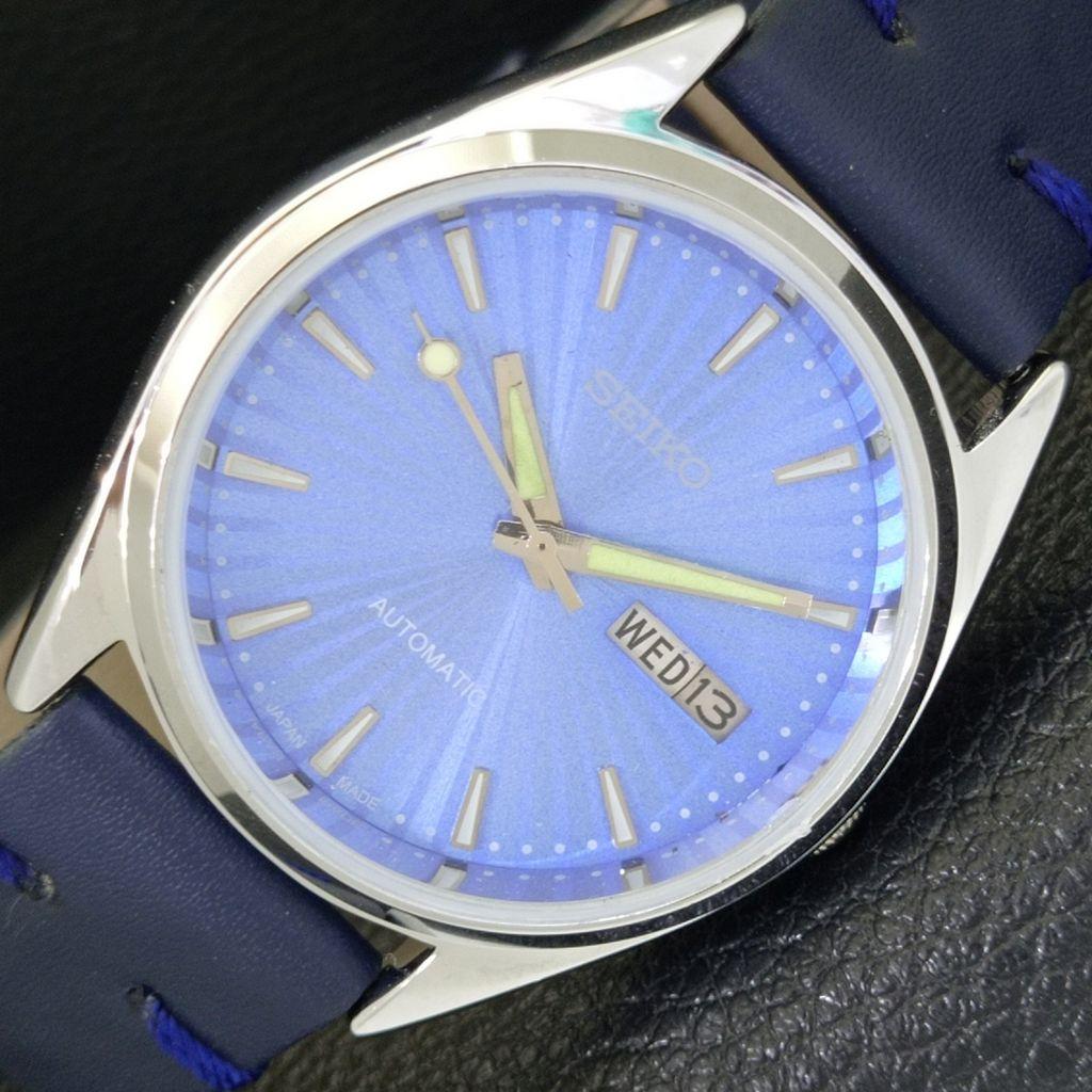 

AUTOMATIC 6309A VINTAGE REFURBISHED SEIKO JAPAN MENS BLUE DIAL WATCH a701728-5