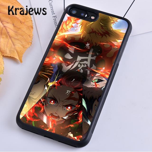 Krajews Kimetsu no Yaiba Charaktere Handyhülle Cover Für iPhone 14 5 SE 6s 7 8 plus XR XS 11 12 13 pro max Samsung S21 S22ultra
