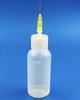 Transparent Glue Bottle Polyethylene Needle Dispenser Dispensing Bottle for Rosin Solder Flux Paste 30ml/50ml