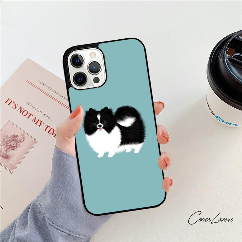 

Pomeranian Dogs Dog Colorful Phone Case For iPhone 17 Air 14 15 16 13 12 Max For Apple iPhone 17 Air 11 Pro Max Plus Coque iPhone 13
