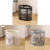 Nylon Foldable Laundry Basket With Foldable And Mesh Design For Home Organizing And Storage