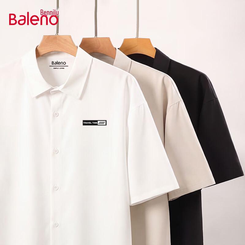 Baleno Men s Ice-Cool Breathable Short Sleeve Shirt M