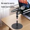 Wireless Desktop Microphone Stand with Weighted Metal Base for Streaming and Singing