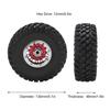 RC Tire 2.2 Inch   Rubber Alloy RC Car Wheel with Metal Wheel Hub RC Spare Upgrade Parts Accessory