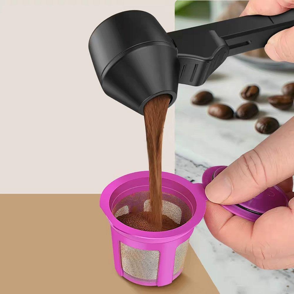 New Spill-Proof Protein Powder Sliding Spoon Reusable with Longer Handle Powder Spoon Measuring Spoon Funnel Kitchen Gadgets