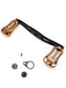 Replacement Baitcasting Reel Double Handle Assembly for and Bluefish Customizable Knob, Lightweight, Universal, Required, Sea, River, Fishing,