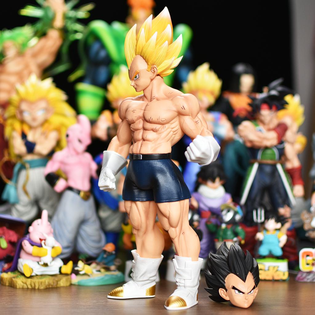 28.5cm/11.2in Anime Dragon Ball Z Vegeta Figure ZL Vegeta Action Figure Collectible Statue Model Toy Gift