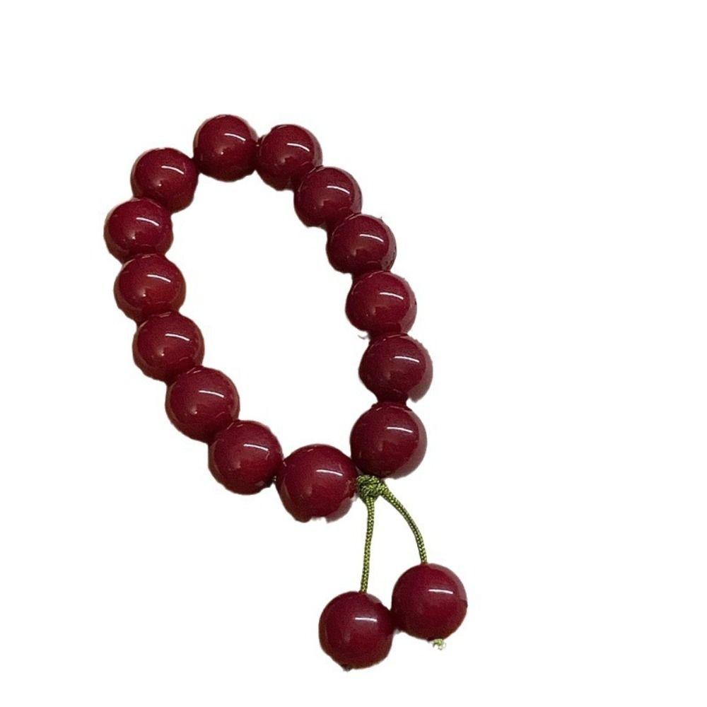 Cherry Bodhi Root Bracelet Yoga Bodhi  Bracelet Prayer Beads Mala Bracelet  Daily Wear