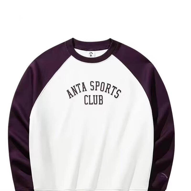 Anta Women s Puffed Fleece Lined Raglan Sweatshirt S