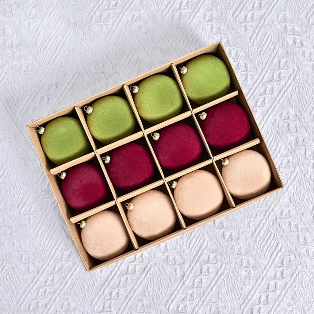 Zestaw Filcowych Ozdób Świątecznych 2025 Nowość Miękkie Kulki Dekoracje na Choinkę Świąteczne Materiały na Przyjęcie