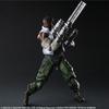 FINAL FANTASY VII ADVENT CHILDREN PLAY ARTS Kai Barret Wallace (Boneco de ação pintado em PVC)