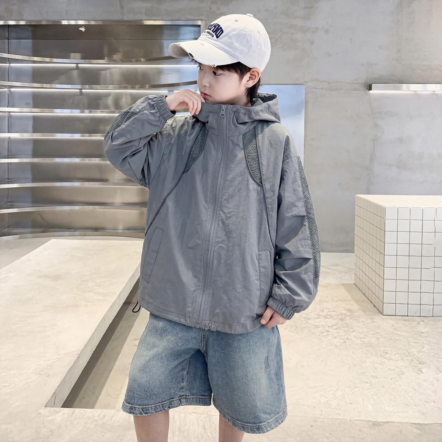 Boys  Summer Sun Protection Jacket 2026 - Lightweight, New Style for Children 120