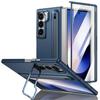 Lens Frame Kickstand Phone Case with S Pen for Samsung Galaxy Z Fold 8 Ultra 7 6 5 4 3 Built In Front Screen Protector Cover